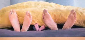 La pernocta con hijos de corta edad